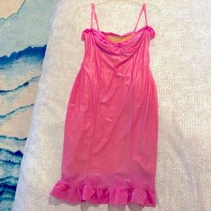 NWOT Versace versus pink dress. Small.